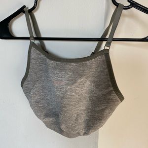 GYMSHARK Flex Strappy Sports Bra - Khaki